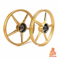 MUTAKIN 522 MAGS Honda Wave100/XRM100 Front Drum Brake 1.4*17  Rear Drum Brake 1.4*17