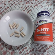 Now Supplementts 5-HTP 100mg contains 10caps Original NOW Expired 05/2028