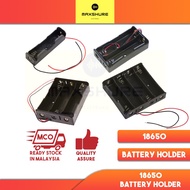 [MaxShure] 18650 1 / 2 / 3 / 4 Slots 3.7V 18650 Battery Holder Casing with Wire Lead