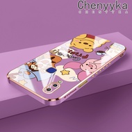 เคส Chenyyka สำหรับ Vivo V11i V11 Pro Z3i Z3ลายการ์ตูนวินนี่เคสโทรศัพท์ซิลิโคนเคลือบดีไซน์ใหม่ด้านข้างฝาปิดเลนส์กล้องเต็มรูปแบบเคสป้องกันกล่องกันกระแทก Softcase