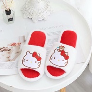 [Ready Stock] Cute cartoon indoor slippers, portable travel slippers, unisex hotel cotton slippers
