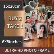 6X8 INCHES (15X20 cm) photo frame Crystal photo frame table custom developed photo wed