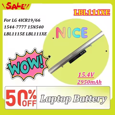 High Quality 14.6V 2950mAh Laptop Battery for LG 4ICR19/66 1544-7777 15N540 LBL1115E LBL111XE Rechar