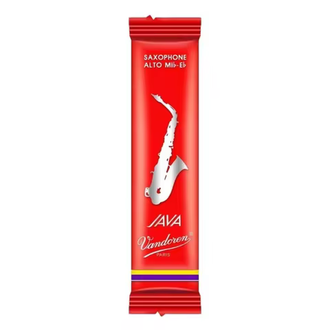 Vandoren JAVA Red Alto Sax Reed,Only 1 piece Reed,Strength 2.0 2.5 3.0 3.5