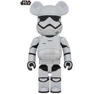 In Stock - Bearbrick Star Wars First Order Stormtrooper Chrome The Force Awakens 1000% Version Medicom Bearbrick Storm Trooper