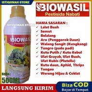 500ml BIOWASIL Pestisida Nabati Obat Atasi Hama Ulat Grayak, Belalang, Kutu Putih, Kutu Kebul, Ulat Buah, Ulat Kubis, Kutu daun, Tungau, Walang Sangit, Wereng Hijau &amp; Coklat, Hama Merah pada Padi, Lalat Buah, Kungkang, Semut, Tungro padi dll