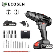 ECOSEN Mesin Bor Baterai /Bor Listrik/Bor cas/Cordless Drill Bor baterai