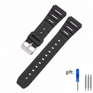 Soft Watch Accessorise Band For Casio watch strap CA-53W CA-61W FT-100W W-520U W-720G tpu 18mm 20mm 