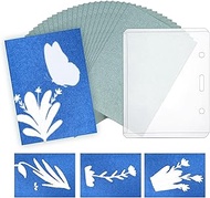 24 Pcs Sun Printing Paper A7 Cyanotype Paper Kit, Sensitivity Sunprint Papers Solar Print Art Papers