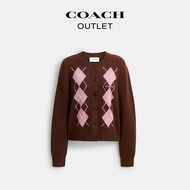 Coach | Ladies Merino Wool Argyle Sweater