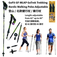 Nordic Walking GoTrek Trekking Poles GoTrek #北歐式健步行#登山健行杖 (一對) 可拆疊 #遠足#登山#步行 #WalkingPole #Hiking #W