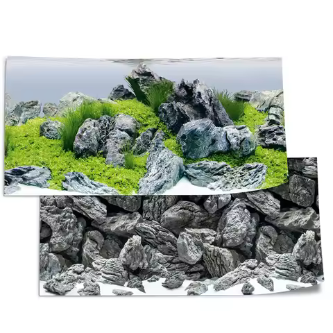 JUWEL Double-Sided Aquarium Background - Waterproof Film with 3D Effect for Primo/Rio/Trigon Series