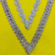 Silver Lace 2cm Wide by the Meter