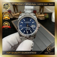 🔥SWISS TOP QUALITY🔥 DATEJUST 36MM / 41MM BLUE DIAL ON JUBILEE BRACELET 126234 - MEN WATCH SWISS AUTO
