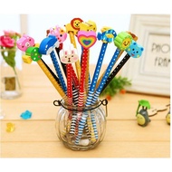 INstock/ PENCILS WITH CUTE ANIMALS ERASER//CUTE/ GIFTS// CHILDREN DAY// BIRTHDAY// GOODIES BAG/