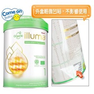 illuma - < 特惠清貨!!! > 惠氏 ILLUMA 1號 初生嬰兒奶粉(有機配方) 850克 [適合0-6個月] (綠-87040) [到期日: 2026/10/15] *罐身凹陷/隨機發貨