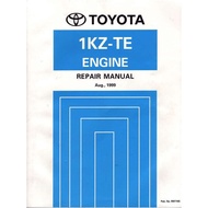 Engine Repair Manual (Dvd) Toyota 1kz-te