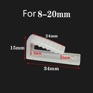 Universal 8-20mm LED Strip Plastic Fix Clips Holder Connector Kitchen Lighting Accessories For 110V 