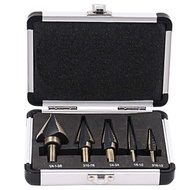 5-piece set of British step drill bit set step drill punch twist drill export reaming drill high-spe
