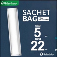 ALUMINUM FOIL METALIZE SACHET PACKAGING DELKOCHOICE 5X22 SACHET PACKAGING