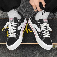 kasut sekolah hitam lelaki kasut sukan kasut sekolah hitam Canvas Men's Shoes 2025 New Style Spring 