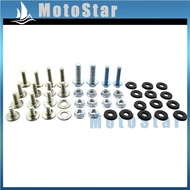 Pit Dirt Bike Fairing Screw Plastic Panel Bolts Set For Chinese Made KLX110 Pit Dirt Bike