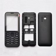 New Full Housing Cover Case For Nokia 215 N215 215 Housing Battery Cove Case with Keypad