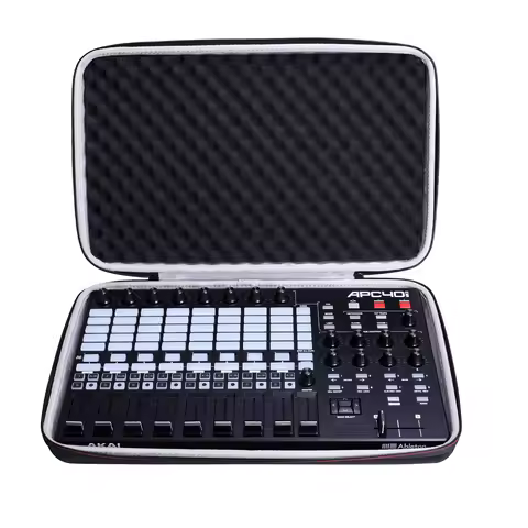 LTGEM Black EVA Hard Case for Akai Professional APC 40MKII USB-Powered Full-Featured Ableton Live Pe