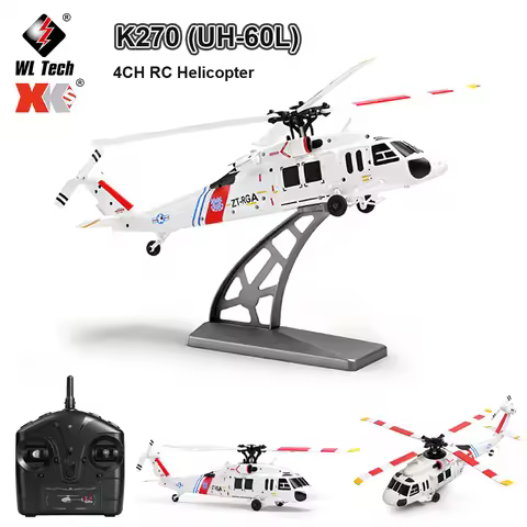 WLtoys K270 RC Helicopter 4CH Optical Flow Fixed Height with 6-axis Gyro 2.4G Brushless Remote Contr