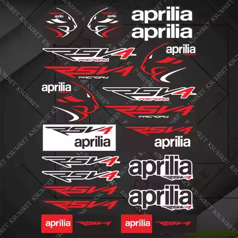 For Aprilia Rsv4 Stickers Motorcycle Sticker Decal Moto Tank Logo Kit