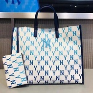 香港預訂｜MLB NY新款漸變色Tote Bag 韓系潮流托特包 大容量實用款