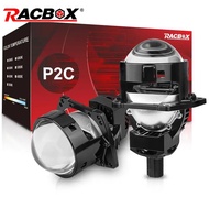 2PCS 3 Inch Bi LED Projector Headlights Lenses for Hella 3R LED Lights Projector 100W 10000LM For H4