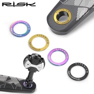 RISK Original RT110 Bicycle Pedal Washer Titanium Alloy MTB Bike Pedal Extension Axis Spacer Crank R