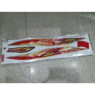 thai sticker honda wave100R no dics / wave 100R dics stiker strike decal stripe wave100r thailand 20
