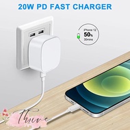 THRIVE | Fast Charger UK Charging PD Plug Folding 20W Adapter For Samsung Apple iPhone