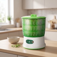 Bean Sprout Machine Automatic Bean Sprouter Seed Sprouter with Trays Intelligent Germinator Countert