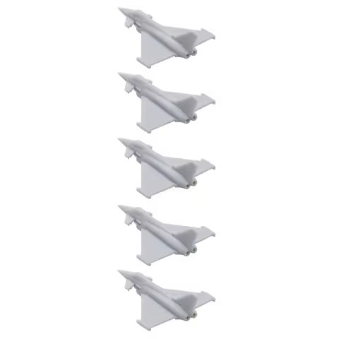 5PCS 1/700 400 350 Scale EF-2000 Typhoon Resin Fighter Aeroplane Toys Fighting Aircraft Mould for DI