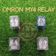 (1 PCS) OMRON MY4 AC 110V 240V/ DC 12V 24V 14PIN RELAY