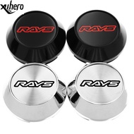 CarDIY 4pcs with Metal Ring 65mm Japan Volk Racing Wheel Center Cap Rays TE37 CE28 RE30 CE28 ZE40 Sp