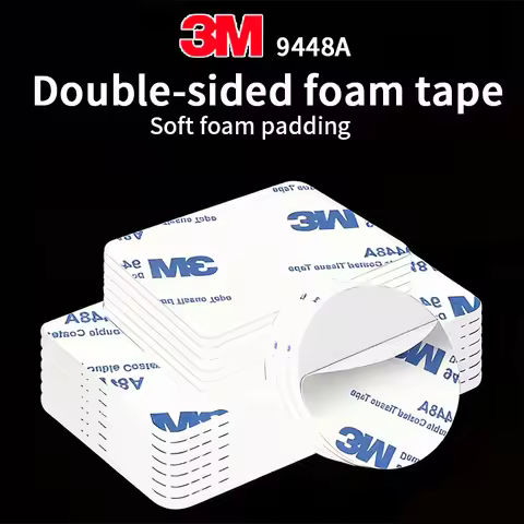 10 pcs 3M Double-Sided Foam Tape - Strong Adhesive - For Household Use - Vehicle Accessories Gluing 