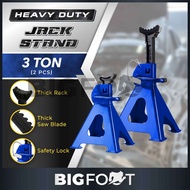 (Godziillar) 3 Ton Heavy Duty Jack Stand With Safety Lock Car Jack Jack Kereta Jek Kereta 千斤顶支架 (2pcs/set)