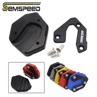 Motorcycle Foot Side Kick Stand Pad Enlarge Kickstand Extender Tracer  For Yamaha MT09 FZ09 MT-09 Tr