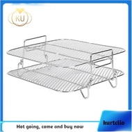 [kurtclio.sg]Air Fryer Rack For Cosori 5.5L Air Fryer, 2 Tier Air Fryer Grill/Shelf/Dehydrator Rack 