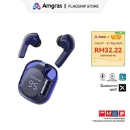 Amgras Future IV Pro Sports Wireless Earphone Transparent Low latency Gaming 蓝牙耳机