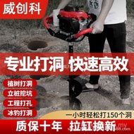 Pile High-Power Tree Planting Four-Stroke Hole Puncher Pit Puncher Gasoline Ground Fertilizer Punche