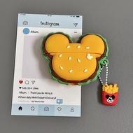 Mickey Burger Earphone Protective Cover Apple Bluetooth Earphone Anti Drop Silicone Case