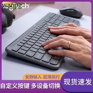 Unpacking Logitech K950 Wireless Slim [Keyboard] Bluetooth Dual Mode MAC Mute Long Battery Life Offi