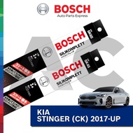 BOSCH SILICONE WIPER SET FOR KIA STINGER [CK] 2017-PRESENT (26"/18")