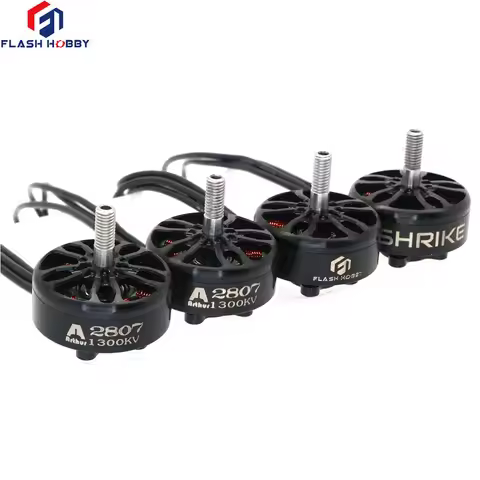 4pcs FLASHHOBBY A2807 2807 6S 1300KV 5S 1500KV 4S 1800KV Brushless Motor for FPV Freestyle 7inch Lon