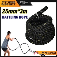 Battling Rope 25mm*3m Weight-Bearing Skipping Rope Training Throwing Power Muscle Battle Tali Gym